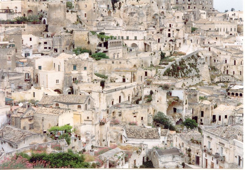 Immagine dei sassi di Matera