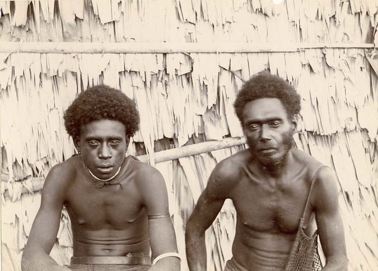 Man and youth, Solomon Islands