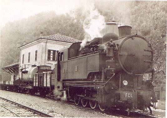 Immagine di un treno merci di inizio 900