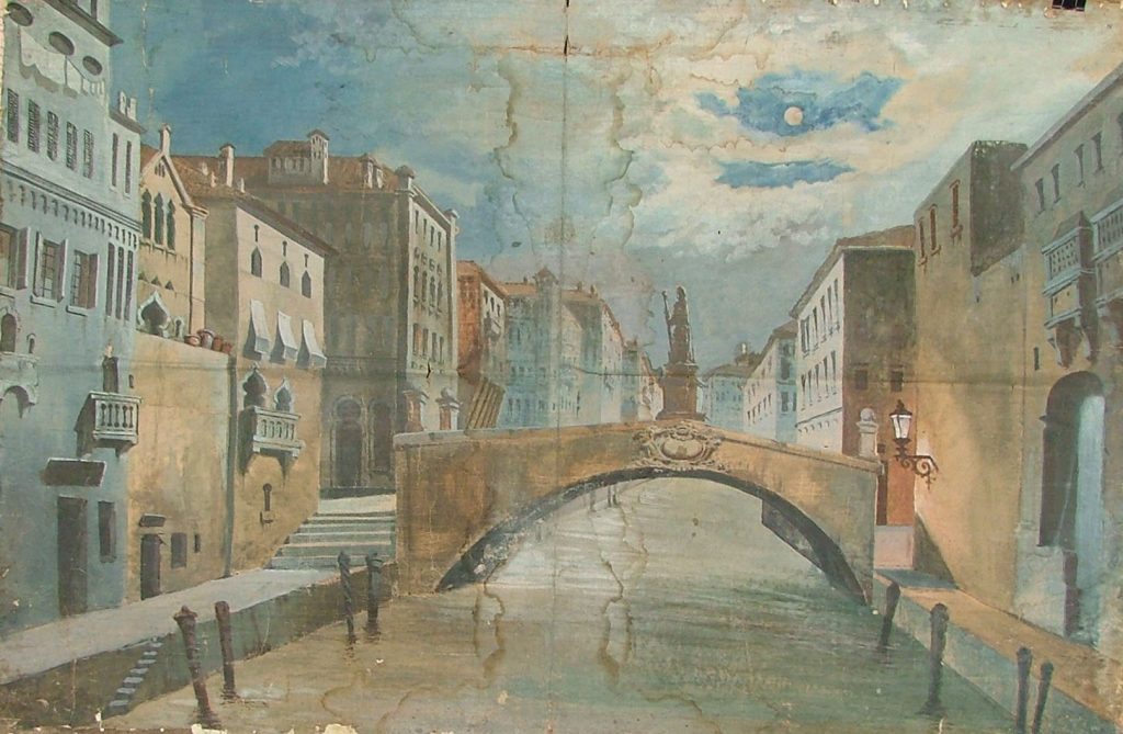 MET – Museo Etnografico degli Usi e Costumi della Gente di Romagna “FONDALE VENEZIANO” appartenuto alla Compagnia Rizzoli di Bologna (1914)